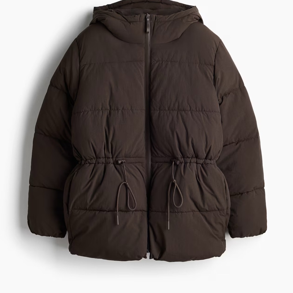 H&M Dark Brown Puffer Jacket